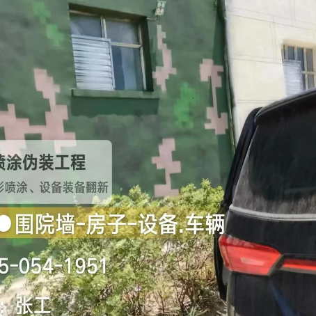 鸡西数码迷彩漆施工